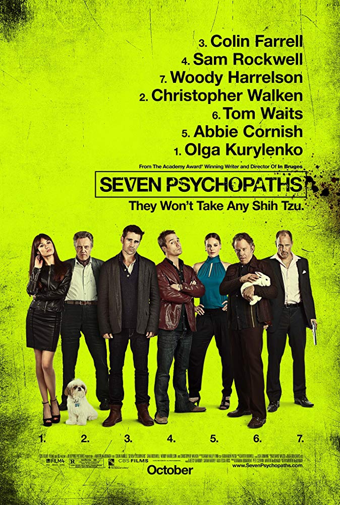 ดูหนังออนไลน์ฟรี Seven Psychopaths (2012) งานป่วนฮาแสบรวมดาว