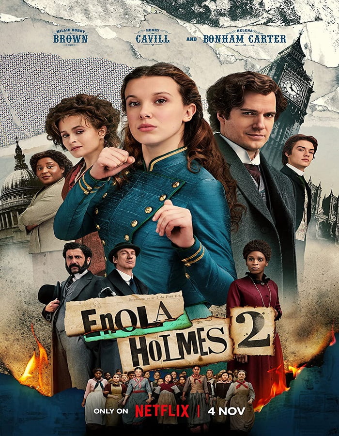 ดูหนังออนไลน์ฟรี ดูหนังใหม่ Enola Holmes 2 (2022) เอโนลา โฮล์มส์ 2