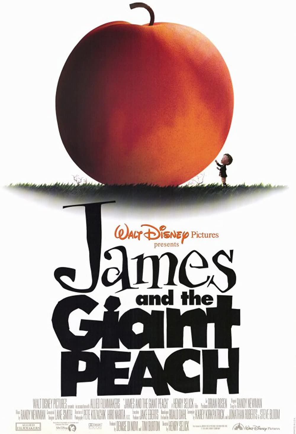 ดูหนังออนไลน์ฟรี ดูหนังใหม่ HD 2023 JAMES AND THE GIANT PEACH (1996)